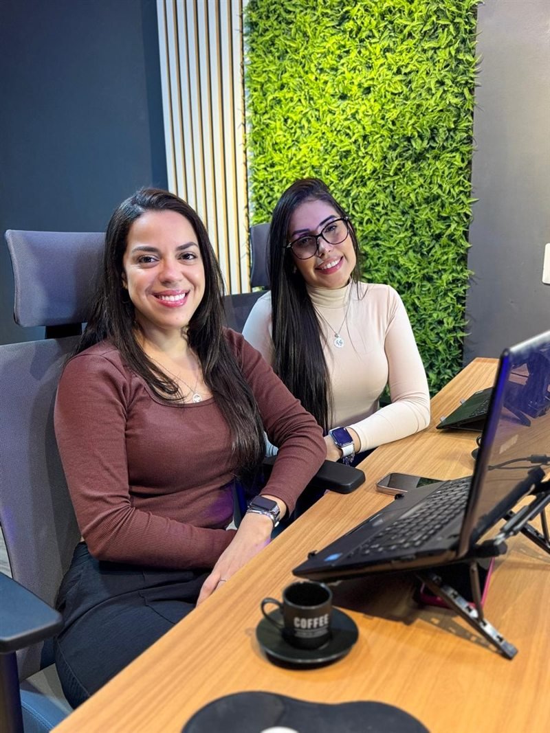 Barbara e Darcilene, nutricionistas e criadoras do Consultoria em Ação